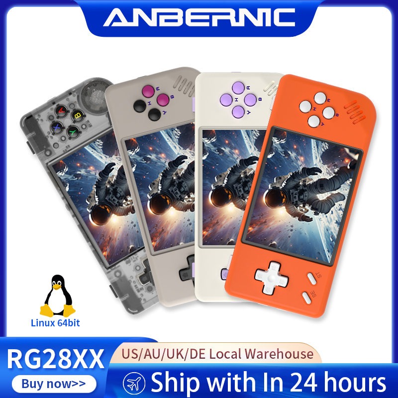 Retro Gaming Linux - ANBERNIC RG28XX レトロハンドヘルドゲーム機 Linux 64ビット 3100mAh