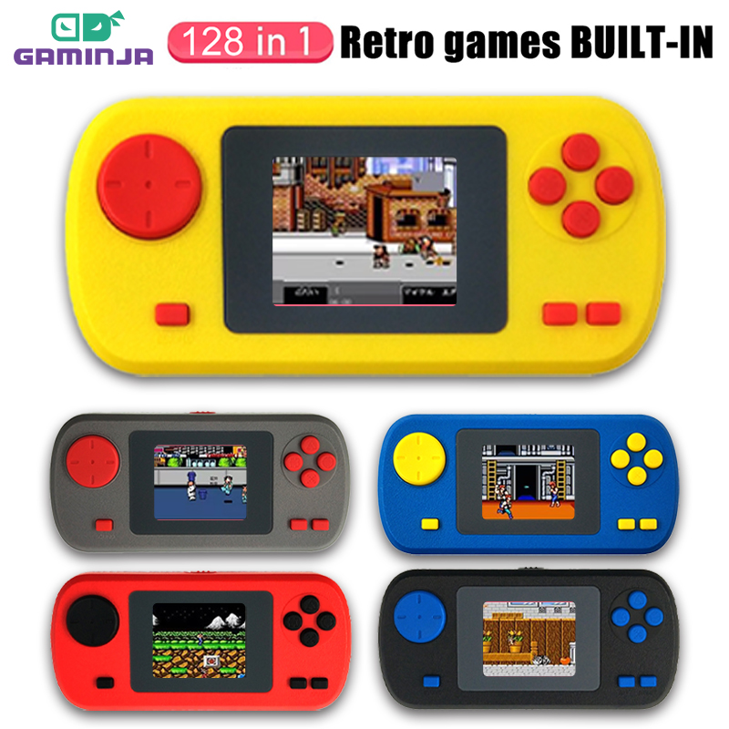 Retro Gaming Power Bank - GAMINJA GC32 2.4 インチ TFT スクリーンクラシックレトロゲームプレーヤー内蔵