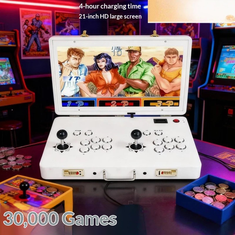 Retro Gaming Handheld 2026 - アーケードゲーム機 デュアルジョイスティック ポータブル内蔵HDスクリーン 2026年新型 家庭用 テレビ接続可能