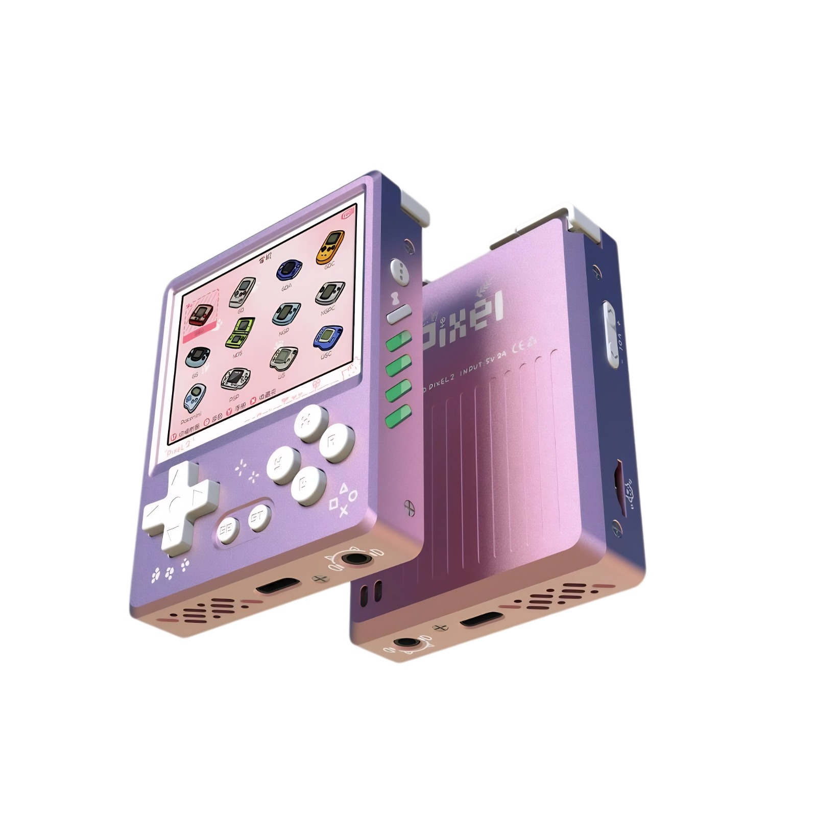 Retro Gaming Power Bank - 5000+ゲーム搭載 2025 GKD Pixel 2 メタル製携帯ゲーム機