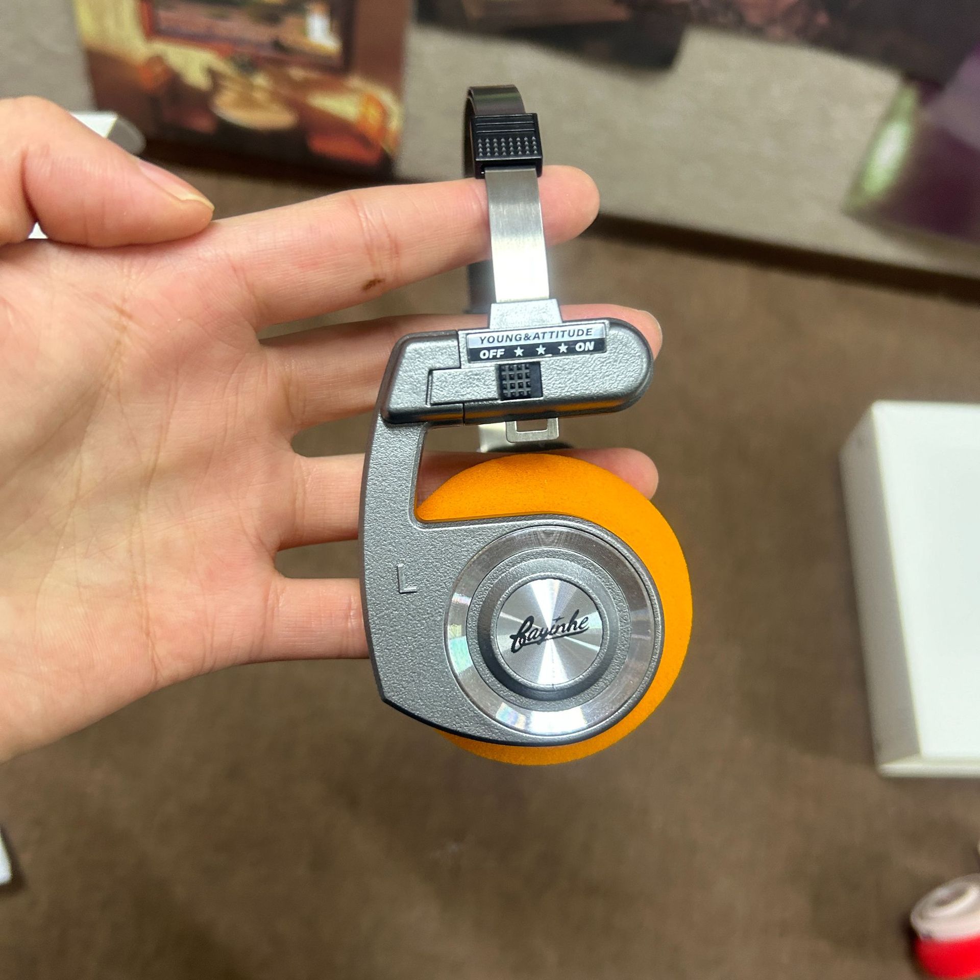 Retro Gaming Cable - レトロ折りたたみワイヤレスヘッドフォン Bluetooth 5.3 低音ブースト 36 ミリメートルダイナミックコイルユニット