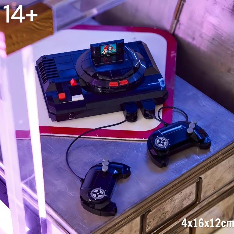Retro Gaming Handheld 2026 - 2026年新作 479ピース レトロクラシックゲーム ソニックコンソール 組み立てブロックキット デスクトップデコレーション