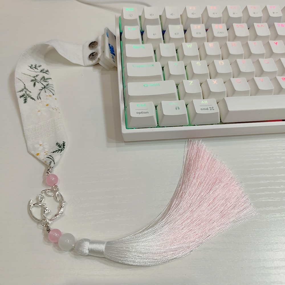 Retro Gaming Cable - 中国のレトロなスタイルのパーソナライゼーション、Wooting カスタマイズされた改造キーボードリボン装飾ゲームアクセサリーギフト