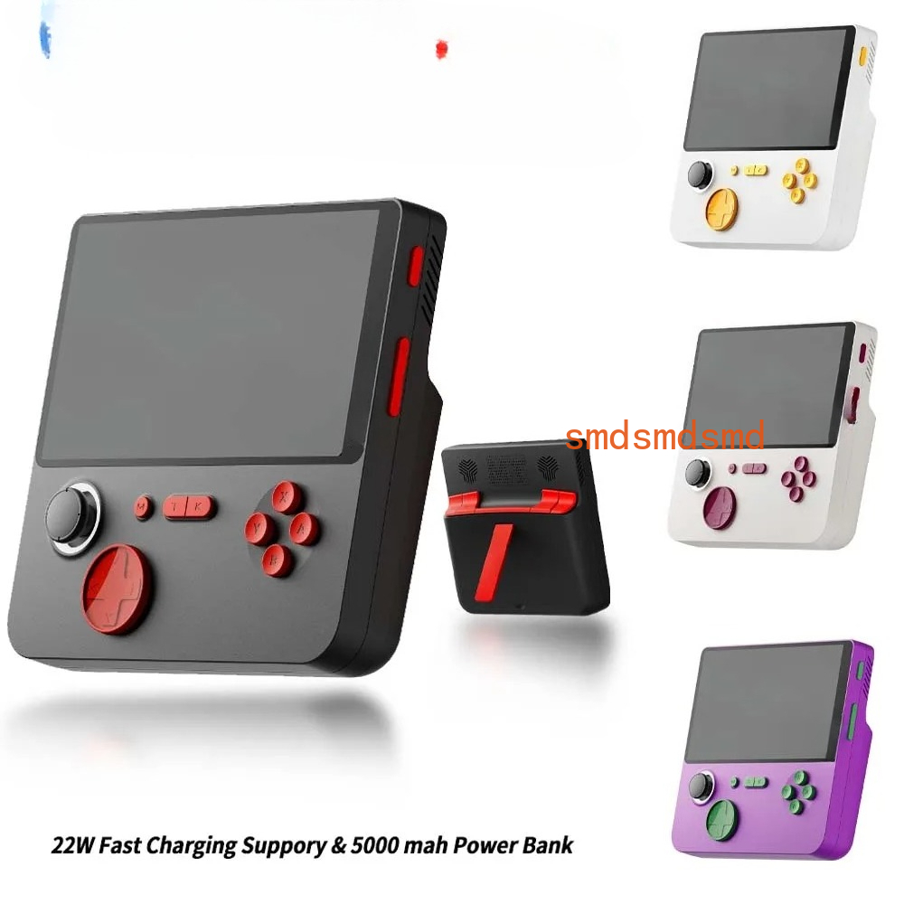 Retro Gaming Power Bank - E5携帯型ビデオゲーム機 6000mAhパワーバンク 5インチIPSスクリーン 22Wアーケードクラシックゲーム機 レトロゲーム搭載