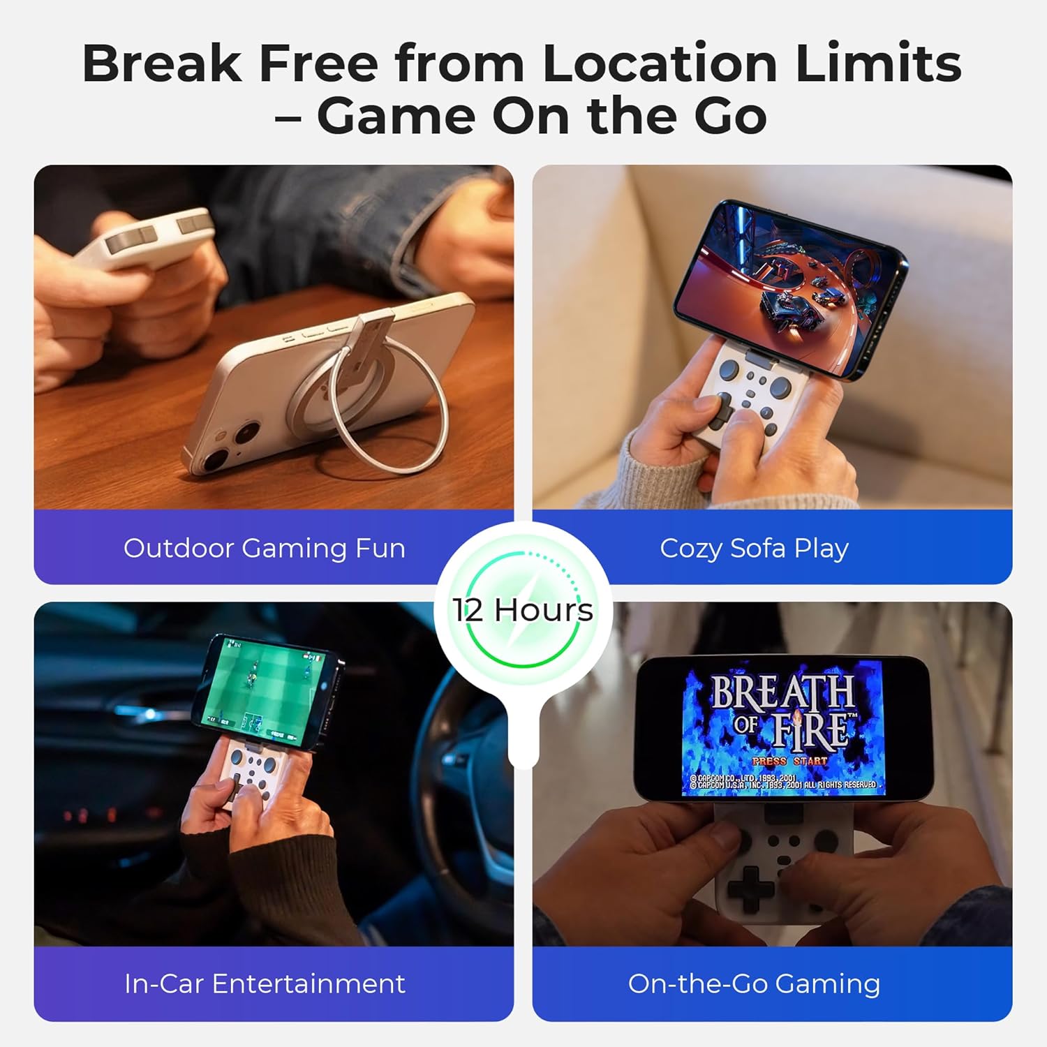 iPhoneシリーズ用M4スナップオンモバイルゲームコントロ - Retro Gaming On Phone のレビューと価格