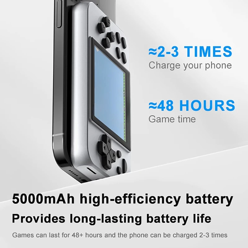 2 in 1 ハンドヘルドゲームコンソール + パワーバンク - Retro Gaming Power Bank のレビューと価格