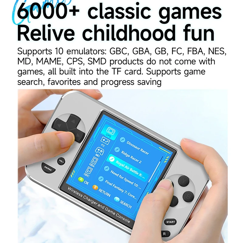 2 in 1 ハンドヘルドゲームコンソール + パワーバンク - Retro Gaming Power Bank のレビューと価格