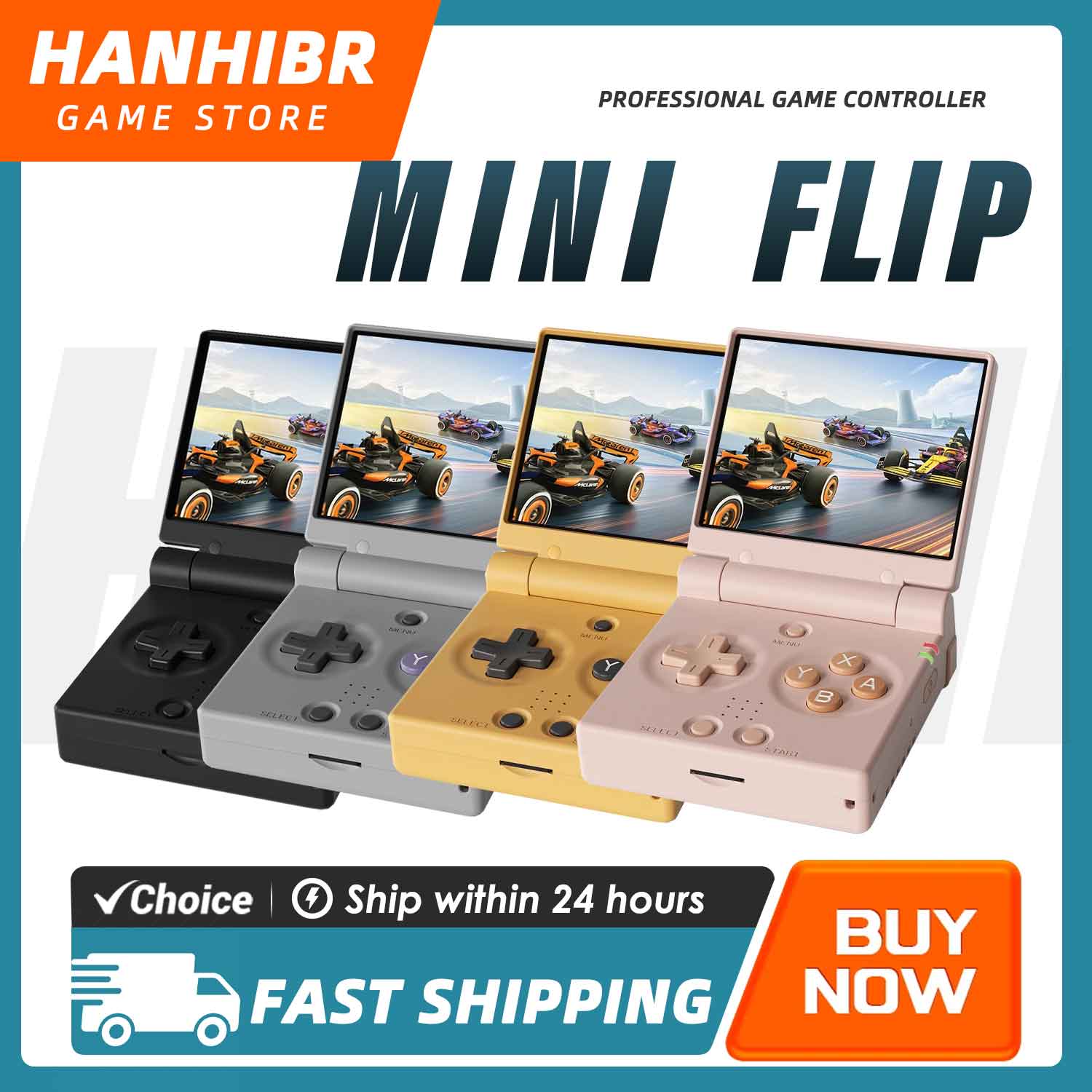 MIYOO MINI FLIP携帯ゲーム機 2.8インチIP - Retro Gaming Usb Stick のレビューと価格