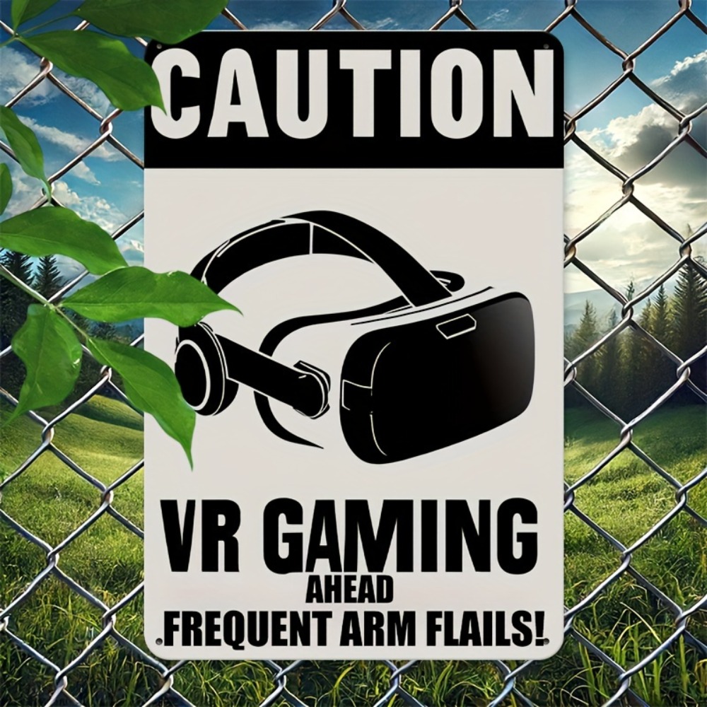 1PC 注意VRゲームメタルティンサインレトロアイアンウォー - Retro Gaming Vr のレビューと価格