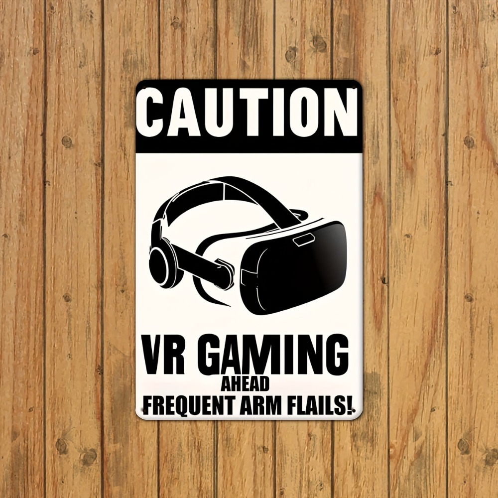 1PC 注意VRゲームメタルティンサインレトロアイアンウォー - Retro Gaming Vr のレビューと価格