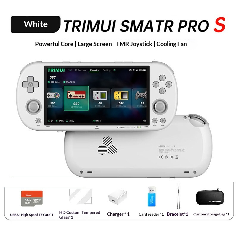 TRIMUI SMART PRO S レトロゲーム機 オープ - Retro Gaming Power Bank のレビューと価格