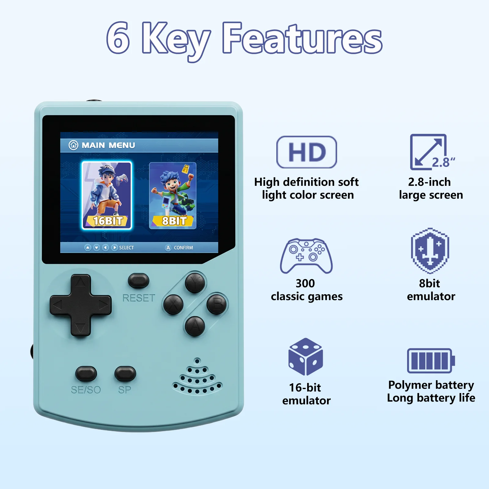 GAMINJA ハンドヘルドゲームコンソール 300 クラシ - Retro Gaming Power Bank のレビューと価格