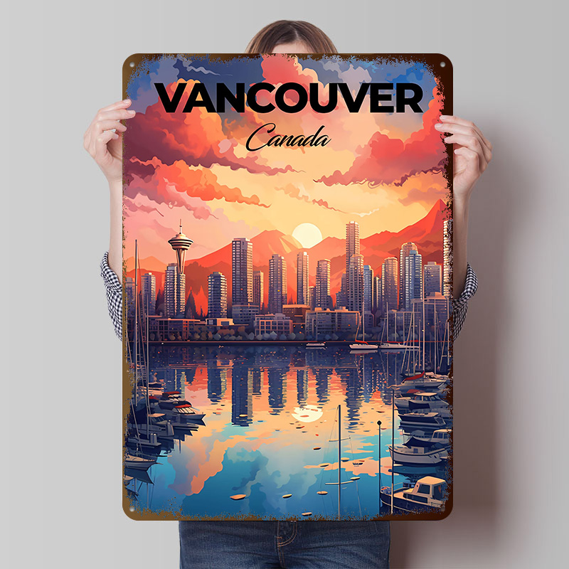 バンクーバー旅行プリント印刷ポスターカスタマイズされたレトロ - Retro Gaming Vancouver のレビューと価格