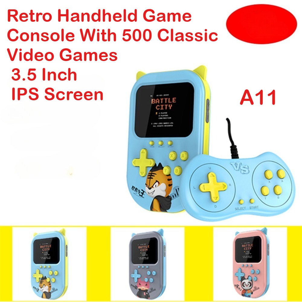 A11 レトロハンドヘルドゲーム機 パワーバンク付き 500 - Retro Gaming Power Bank のレビューと価格
