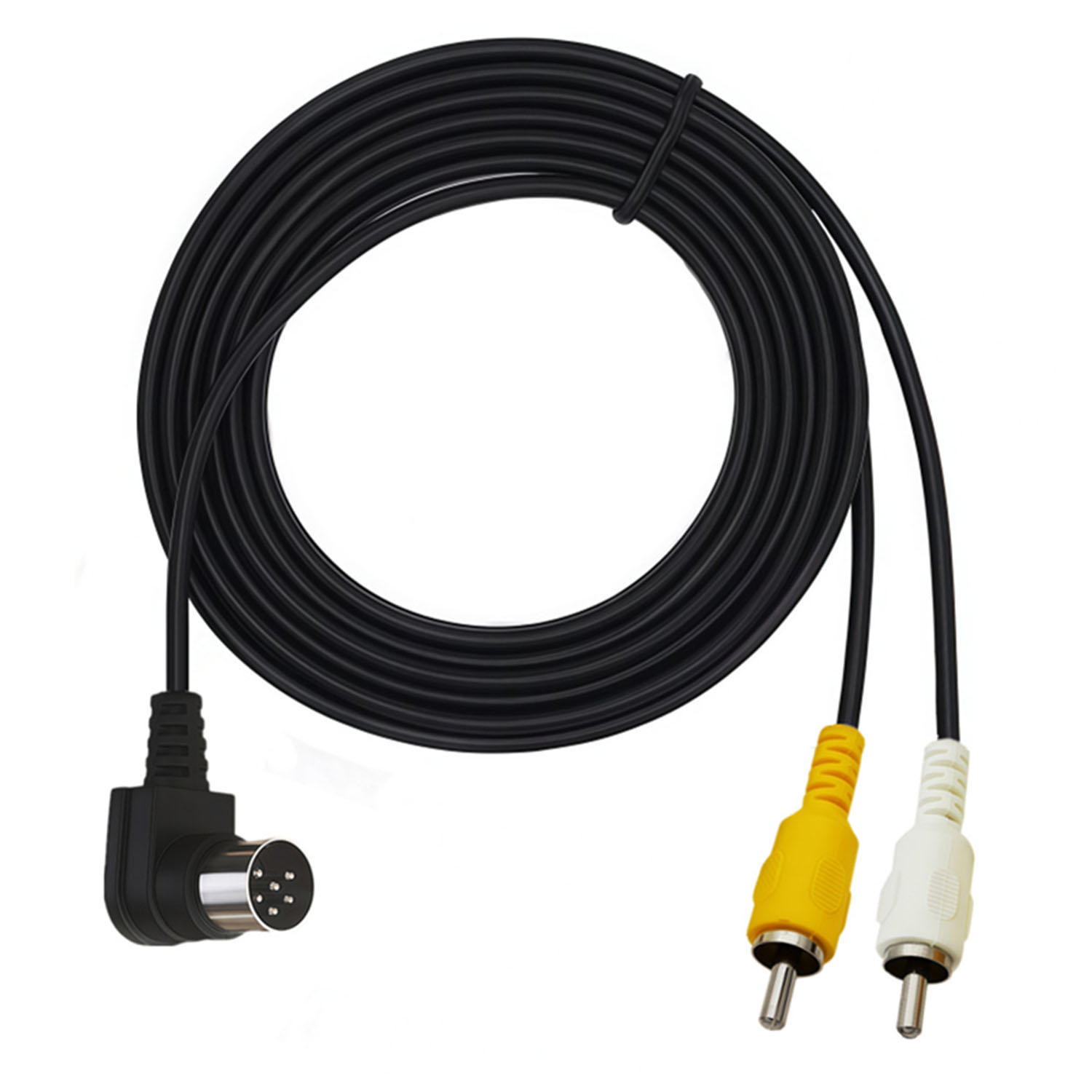 複合AV信号ケーブル DIN 6ピンオス-デュアル2 RCA - Retro Gaming Cable のレビューと価格