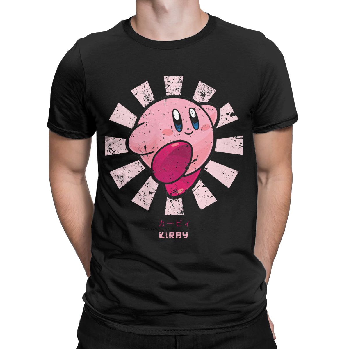 カービィのレトロな日本 Tシャツ男性女性ノスタルジア子供時代 - Retro Gaming Aesthetic のレビューと価格
