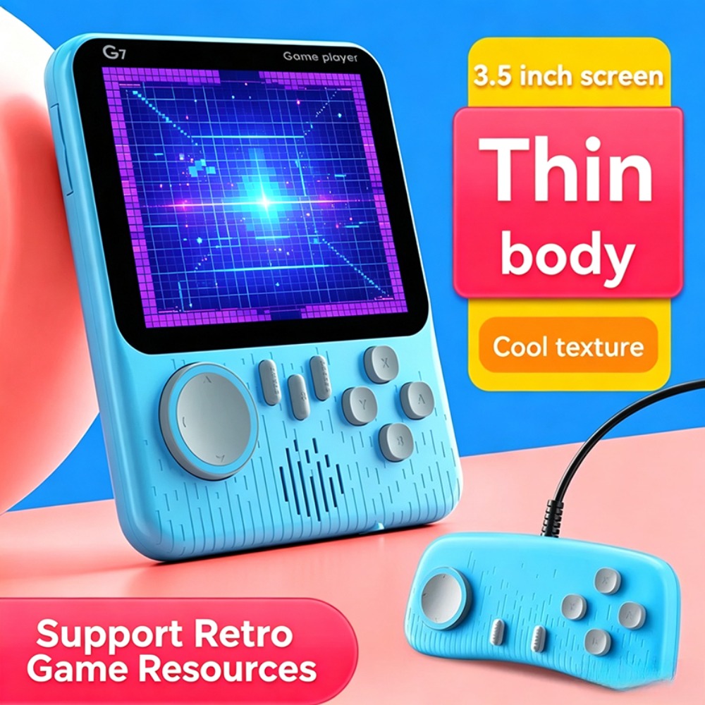 G7 ポータブルレトロハンドヘルドゲーム機 3.5インチLC - Retro Gaming Cable のレビューと価格